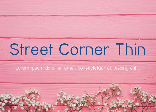 Street Corner Thin example